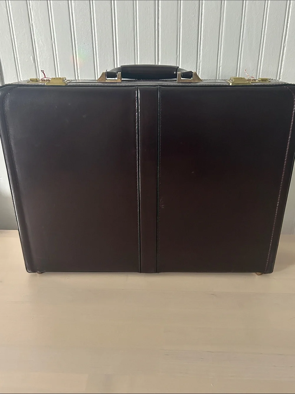 Vintage Heritage Industries Hard-shell Top-grain Leather Briefcase